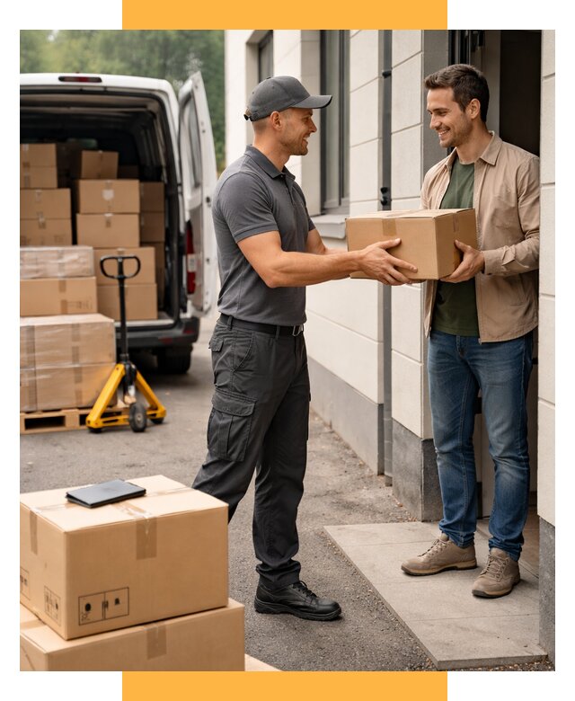 Доставка от двери до двери по миру от 46355 р. | СетСервис-Бря