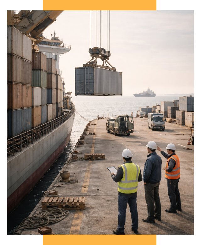 Морские перевозки грузов по миру от 46355 р. | СетСервис-Бря