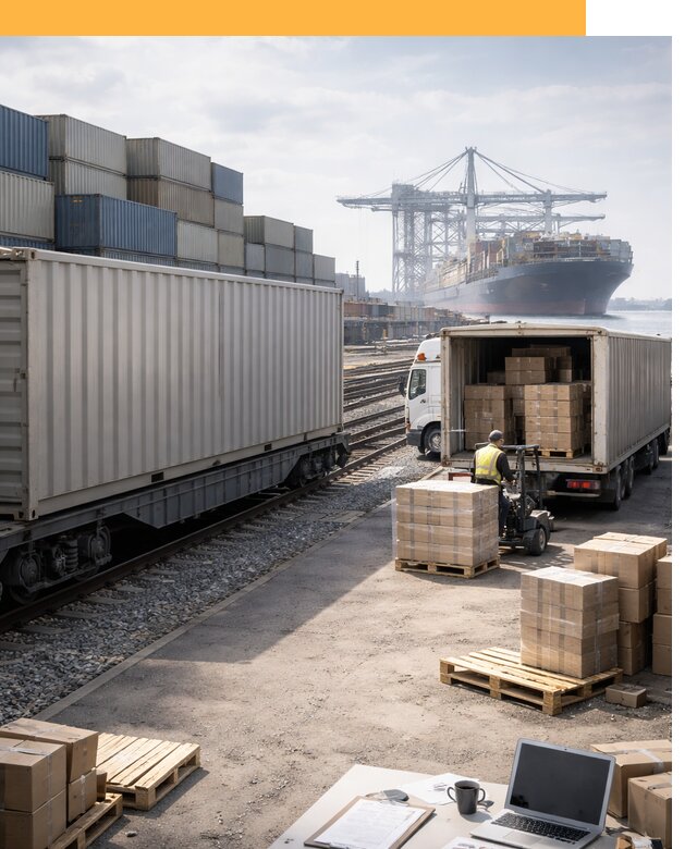 Мультимодальные перевозки грузов по миру от 46355 руб