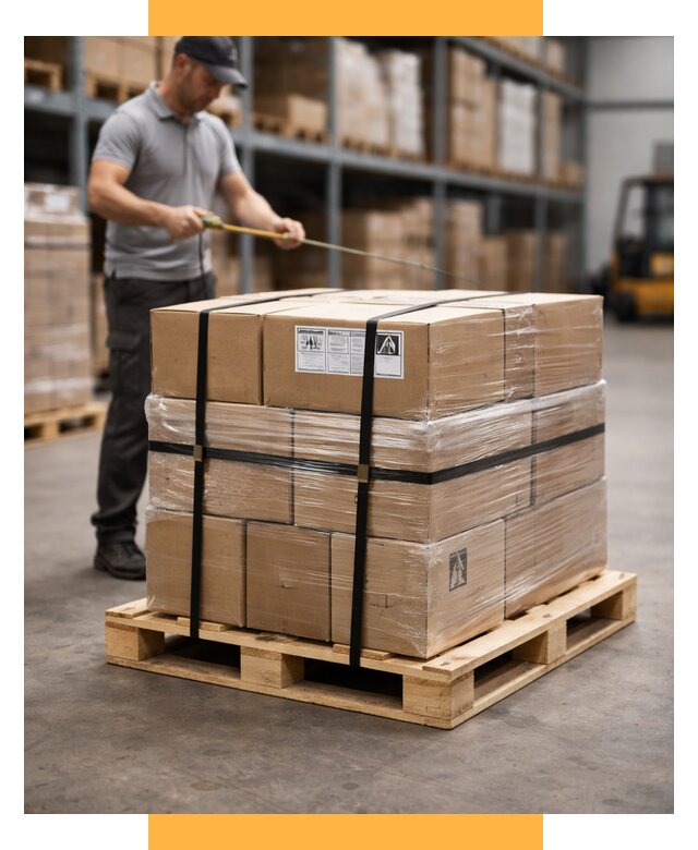 Упаковка и паллетирование грузов от 3605 р. | СетСервис-Бря