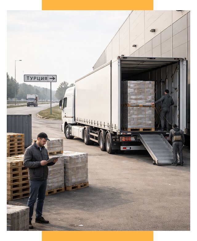Автоперевозки и доставка фурой из Турции от 123612 р. | СетСервис-Бря