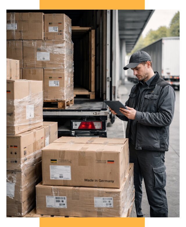 Доставка грузов из Германии от 46355 р. быстро - СетСервис-Бря