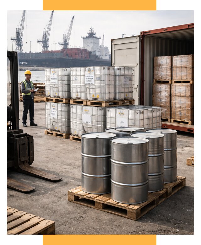 Доставка химического сырья из Индии от 257525 р. | СетСервис-Бря