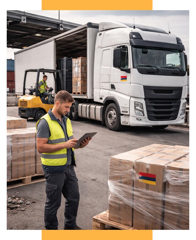 Автоперевозки из Армении от 97860 р. — услуги СетСервис-Бря