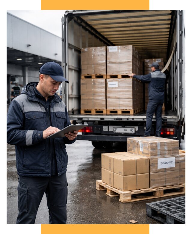 Доставка грузов из Беларуси от 15452 р. логистика СетСервис-Бря