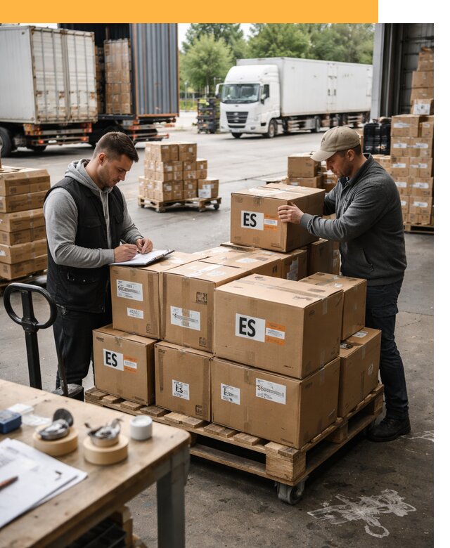 Доставка грузов в Испанию автотранспортом от 36054 руб