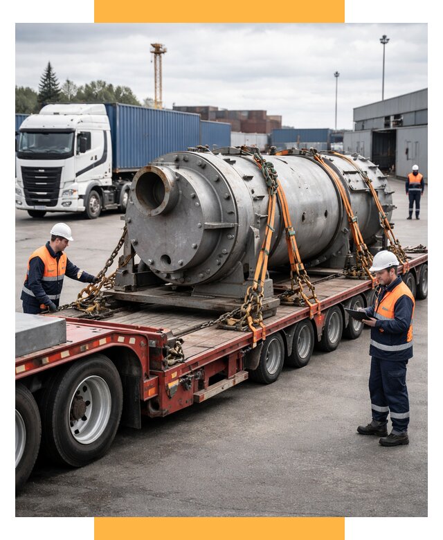 Перевозка тяжеловесных грузов под ключ от 154515 р. | СетСервис-Бря