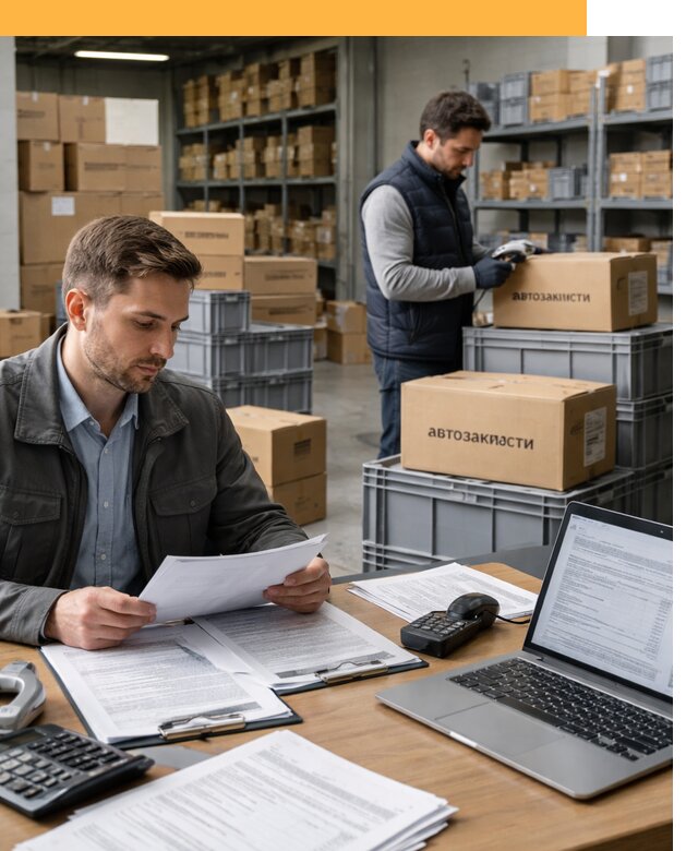 Таможенное оформление автозапчастей по выгодным тарифам от 8756
