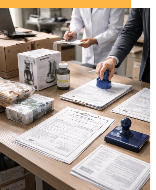 Сертификация импортных товаров от 12361 с таможенным сопровождением