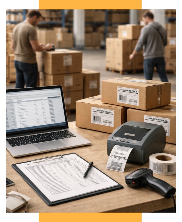 Маркировка импортных товаров от 4635 р. под ключ, СетСервис-Бря